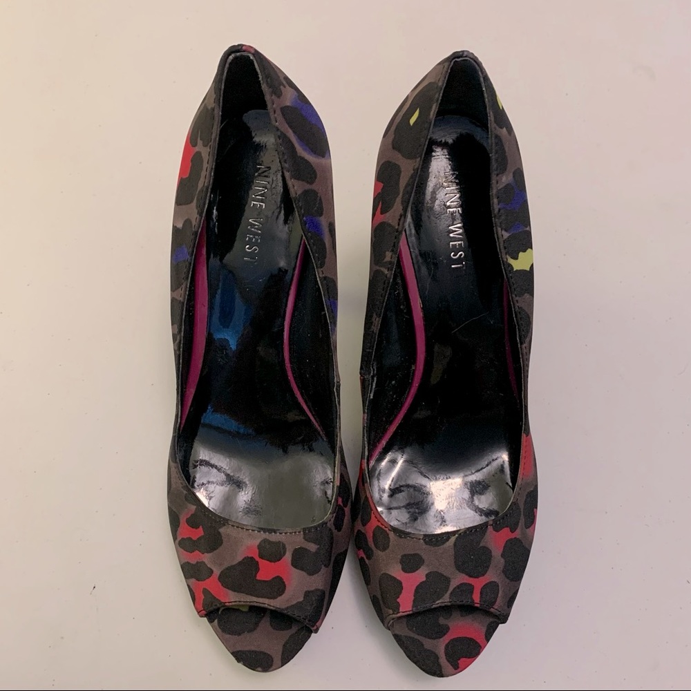 Nine West Leopard 4” Heels